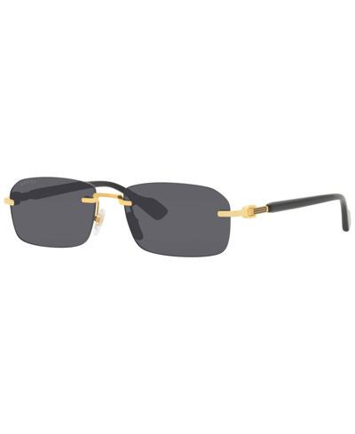 Gucci Men's Gg1221s Sunglasses Gc001968 In Gold
