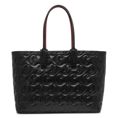 Christian Louboutin Cabata Small Black Leather Tote Bag