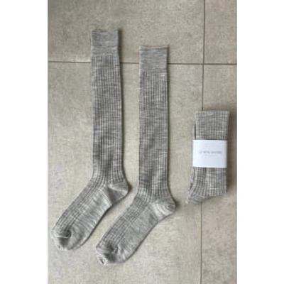Le Bon Shoppe - Schoolgirl Socks Grey Melange