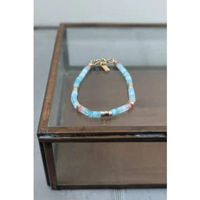 Marant Etoile Aqua Crystal Bracelet In Blue