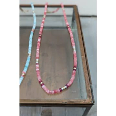 Marant Etoile Pink Crystal Necklace