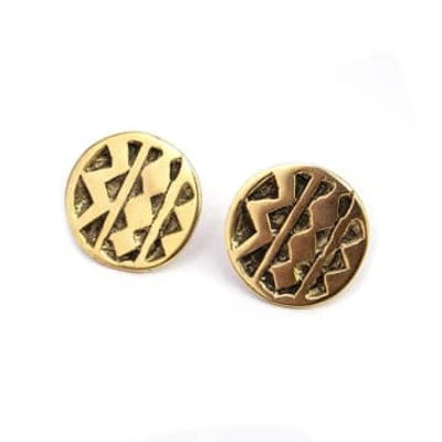 Aarven 'tsavo' Earrings In Gold