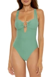 BECCA LINE IN THE SAND ONE-PIECE SWIMSUIT