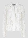 Self-portrait Pussy-bow Lace Shirt