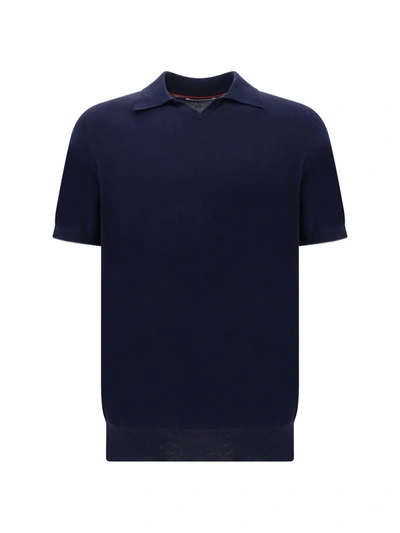 BRUNELLO CUCINELLI SHORT-SLEEVED POLO SHIRT