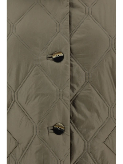 GANNI SHINY QUILT JACKET