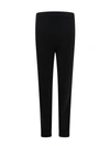 Saint Laurent Cashmere Slim Elastic-waistband Pants In Black