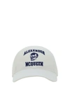 Alexander Mcqueen Embroidered-motif Cotton Cap