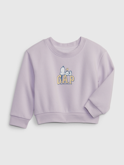 Gap Babies' Toddler Graphic Sweatshirt In Orchid Petal Purple