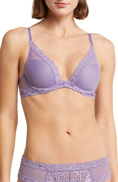 Natori Feathers Plunge Bra In Antique