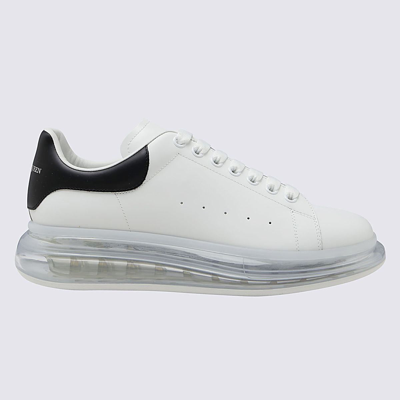 ALEXANDER MCQUEEN ALEXANDER MCQUEEN WHITE LEATHER OVERSIZE SNEAKERS