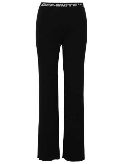 OFF-WHITE OFF-WHITE BLACK POLYESTER PANTS