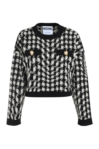 Moschino Wool Blend Pullover In Multicolor