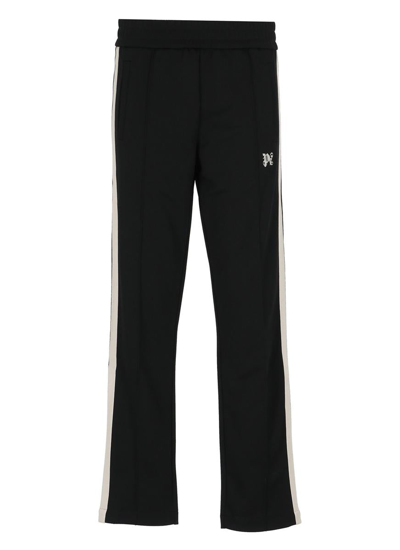 Palm Angels Track Belt Pants In Black