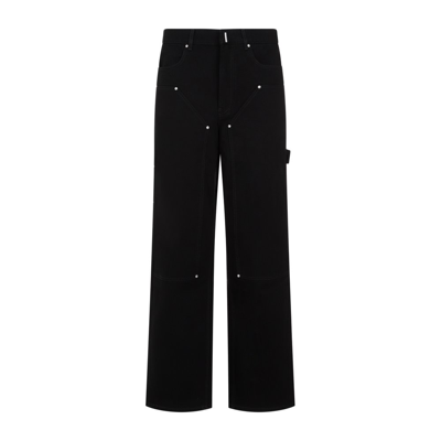 Givenchy Carpenter Zip-off Relaxed-fit Jeans In 001 - Black