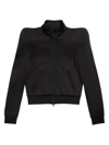 Balenciaga 3b Sports Icon Zip-up Jacket In Black