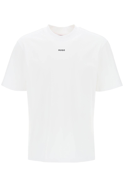 Hugo Dapolino Crew Neck T Shirt In White