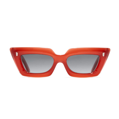Cutler And Gross 1408 B1 Tomato Sunglasses In Rosso