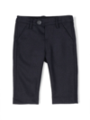 FAY NAVY BLUE VIRGIN WOOL-CASHMERE BLEND CHINOS