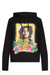 DSQUARED2 GRAPHIC PRINTED DRAWSTRING HOODIE