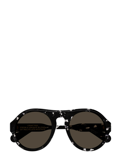 Chloé Chloe Eyewear Aviator Framed Sunglasses In Black