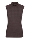 GIVENCHY 4G JACQUARD ROLL-NECK KNIT TOP