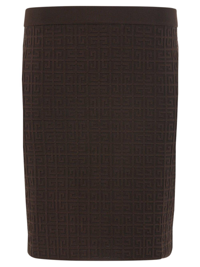 Givenchy 4g Motif Knitted Skirt In Default Title