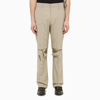 GIVENCHY STONE TAILORED TROUSERS WITH WEAR