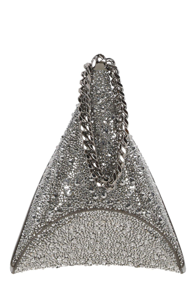 Alexander Mcqueen The Curve Embellished Pouch
