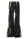 DION LEE SPIRAL LACED DENIM TROUSERS