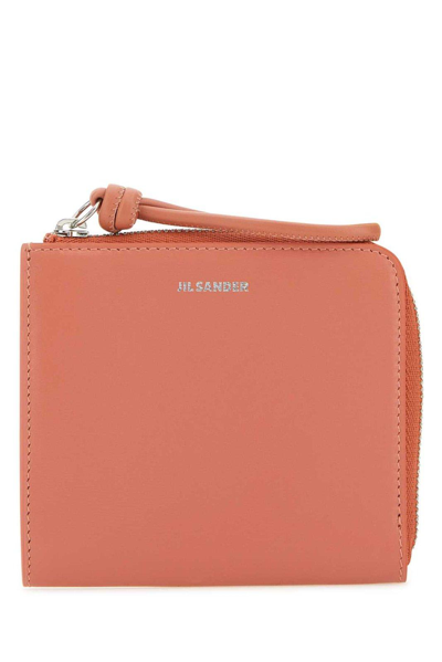 Jil Sander Logo Print Square Wallet