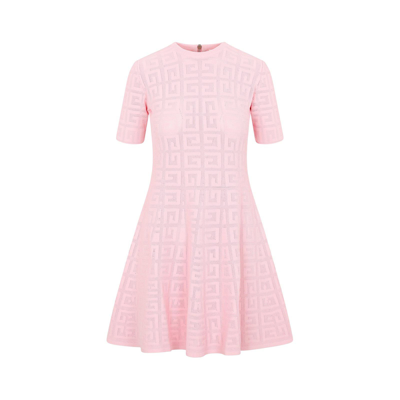 Givenchy 4g Jacquard Flared Mini Dress In Default Title