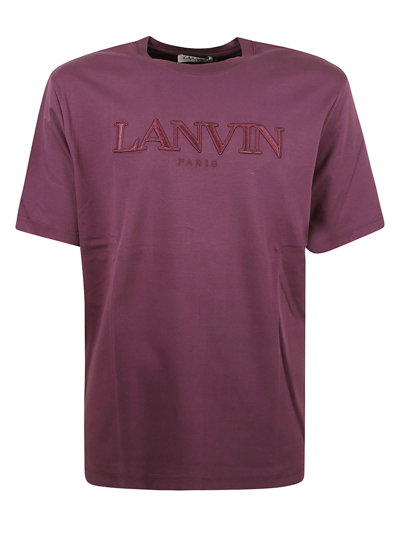 Lanvin Paris Classic T-shirt In Cassis