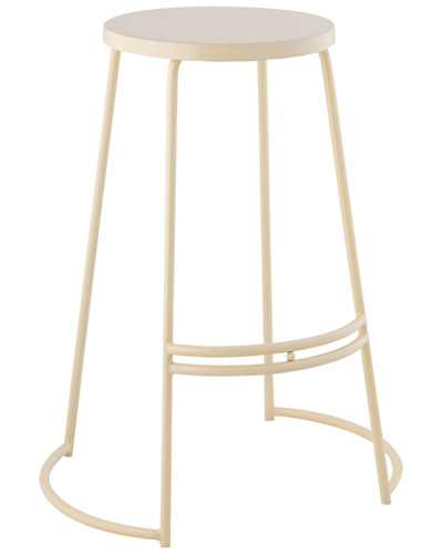Jonathan Y Hula 28.75in Modern Designer Curved Backless Bar Stool In Neutral