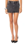 Edikted Women's Waverly Denim Mini Skirt In Black-washed