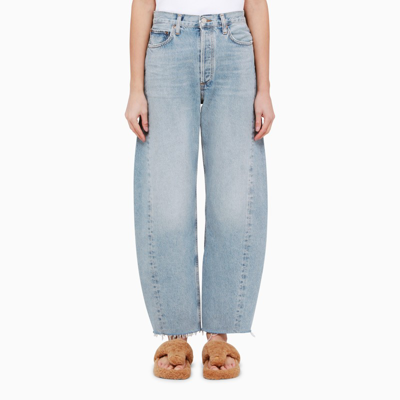 AGOLDE AGOLDE DARK BLUE DENIM BALLOON JEANS