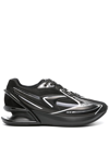 Fendi Black First 1 Low-top Sneakers In Black