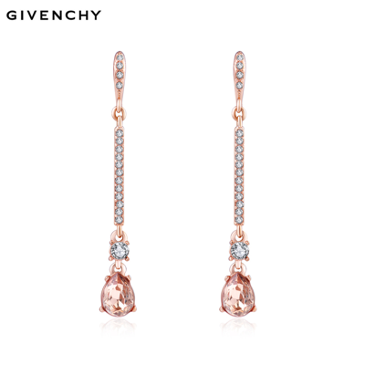 Givenchy 【国内现货 限时特价】/纪梵希 优雅流线水滴造型女士耳坠 60505925-9dh In Pink