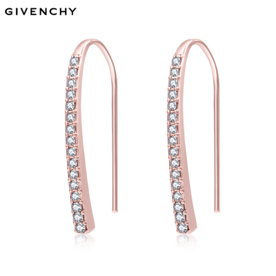 Givenchy 【国内现货 限时特价】纪梵希 轨迹系列线条玫瑰金色女士耳饰  60520865-9dh In Pink