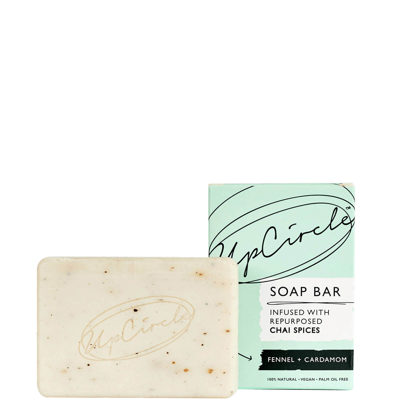 Upcircle Fennel And Cardamom Chai Soap Bar 100g In White