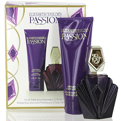 Elizabeth Taylor 2 Piece Passion Fragrance Gift Set For Women (w) In N/a