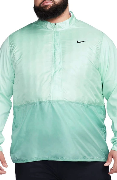 Nike Therma-fit Adv Repel Water Repellent Half Zip Golf Jacket In Green