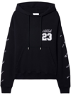OFF-WHITE OFF-WHITE 23 SKATE LOGO-EMBROIDERED HOODIE