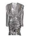Aniye By Woman Mini Dress Platinum Size 10 Polyester In Grey