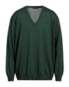 Drumohr Man Sweater Green Size 38 Merino Wool