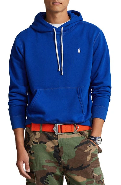 Polo Ralph Lauren Fleece Pullover Hoodie In Sapphire Star