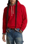 Polo Ralph Lauren Fleece Pullover Hoodie In Red