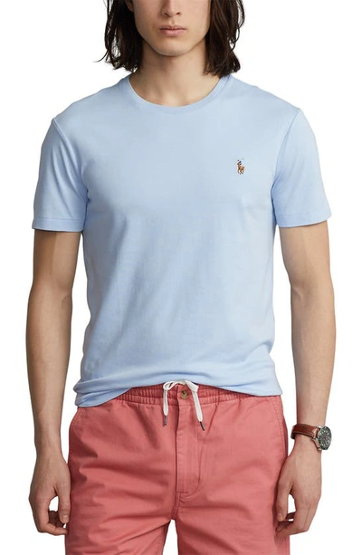 Polo Ralph Lauren Men's Cotton Crewneck T-shirt In Office Blue