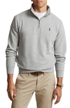 Polo Ralph Lauren Men's Rl Fleece Quarter-zip Sweatshirt In Andover Heather