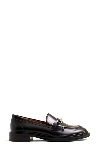 Madewell Thee Vernon Bit Hardware Loafer In True Black